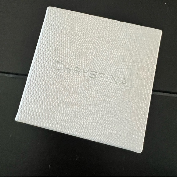 Chrystina Crystal Hoop Earrings Silver Plated - Picture 6 of 6